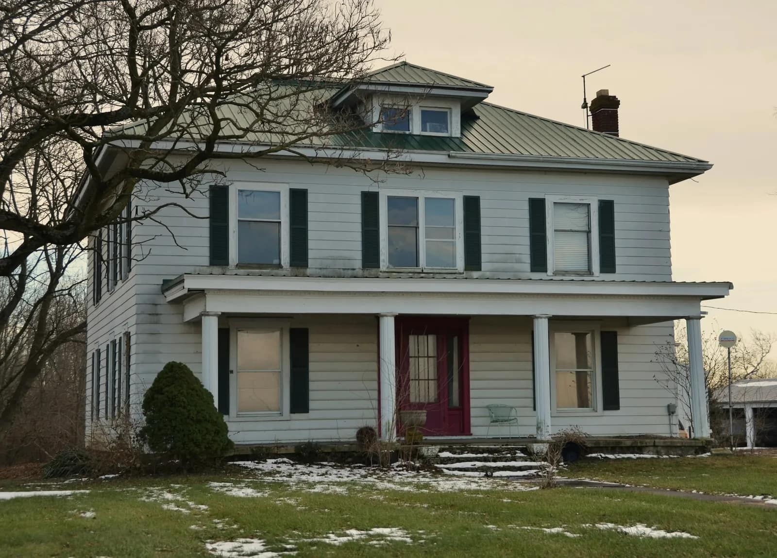 Exterior example, before editing